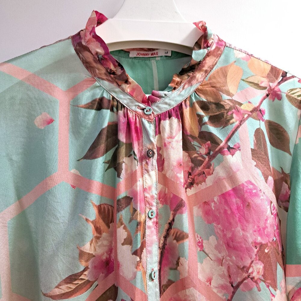 Johnny Was Hunny Nahia Tunic Size Large - Picture 3 of 7